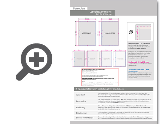 Product Bild loseblattsammlung_din_a4__54_bl__tter_pro_sammlung__vorne_farbig_(4_0)