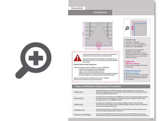 Product Bild handf__cher_in_dreieck-form_mit_griff__beidseitig_4_4-farbig_bedruckt