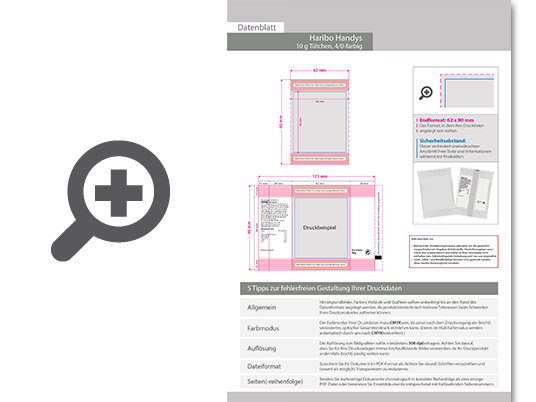 Product Bild haribo_handys__10g_t__tchen__4_0_farbig_einseitig_bedruckt