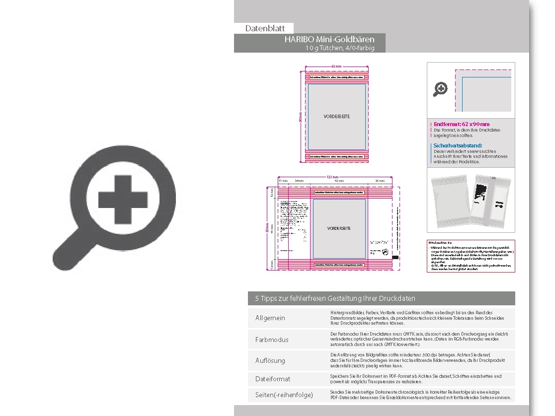 Product Bild haribo_mini-goldb__ren__10g_t__tchen__4_0_farbig_einseitig_bedruckt